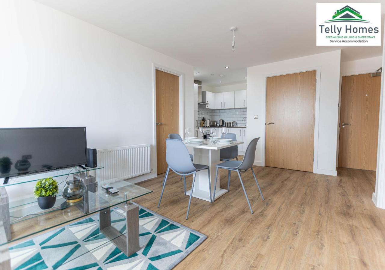 5 Percent Off Weekly And 20 Percent Off Monthly Bookings - Marigold Unit At Telly Homes Limited Birmingham City Centre -2 Bedroom Apartment, Free Wifi المظهر الخارجي الصورة