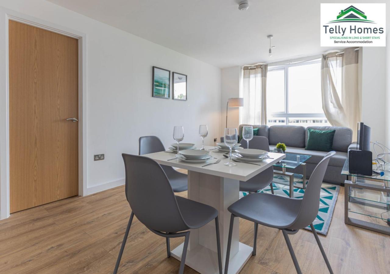 5 Percent Off Weekly And 20 Percent Off Monthly Bookings - Marigold Unit At Telly Homes Limited Birmingham City Centre -2 Bedroom Apartment, Free Wifi المظهر الخارجي الصورة