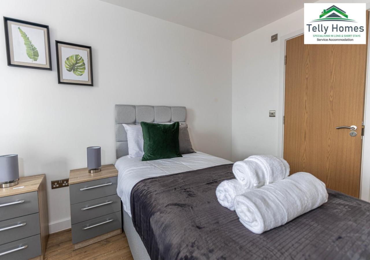 5 Percent Off Weekly And 20 Percent Off Monthly Bookings - Marigold Unit At Telly Homes Limited Birmingham City Centre -2 Bedroom Apartment, Free Wifi المظهر الخارجي الصورة