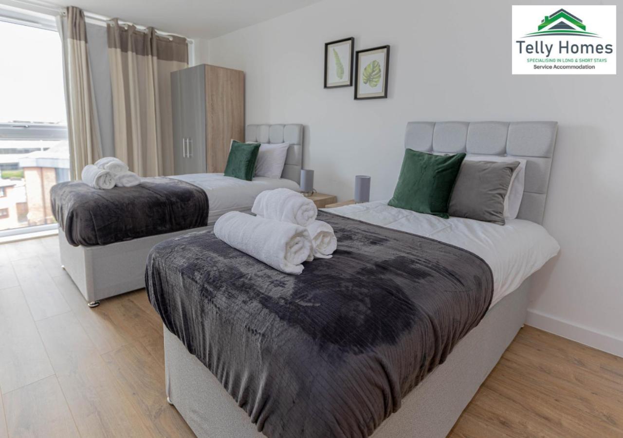 5 Percent Off Weekly And 20 Percent Off Monthly Bookings - Marigold Unit At Telly Homes Limited Birmingham City Centre -2 Bedroom Apartment, Free Wifi المظهر الخارجي الصورة