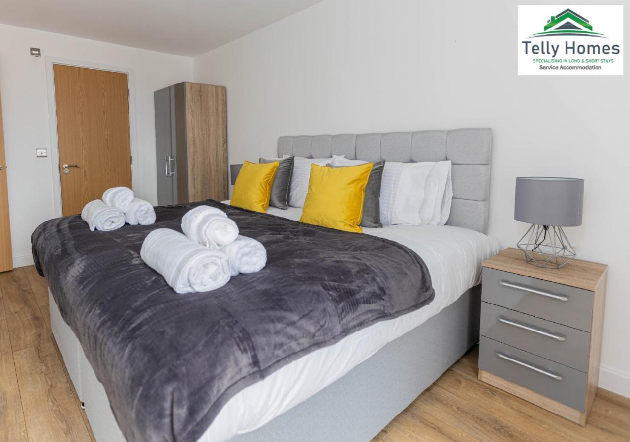 5 Percent Off Weekly And 20 Percent Off Monthly Bookings - Marigold Unit At Telly Homes Limited Birmingham City Centre -2 Bedroom Apartment, Free Wifi المظهر الخارجي الصورة