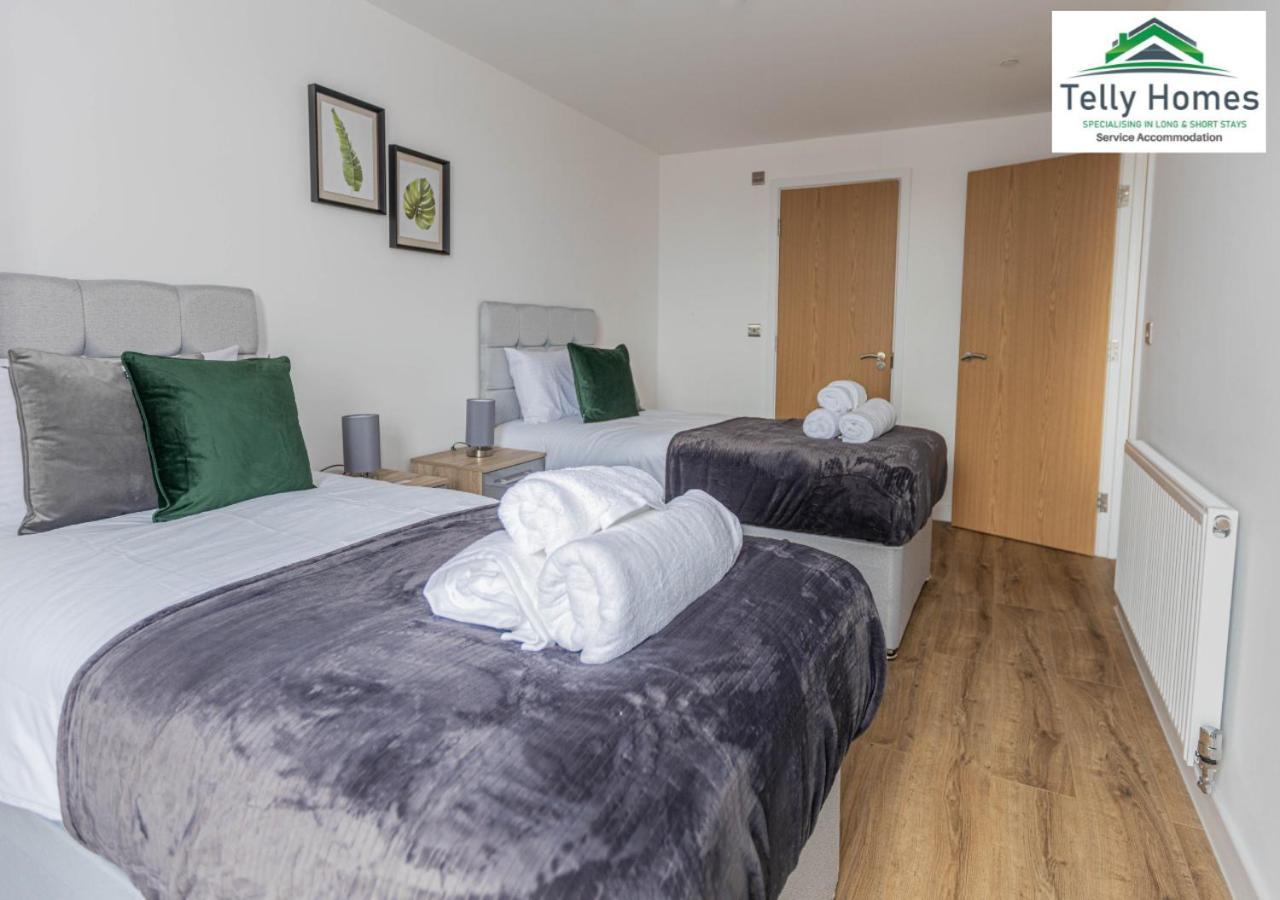 5 Percent Off Weekly And 20 Percent Off Monthly Bookings - Marigold Unit At Telly Homes Limited Birmingham City Centre -2 Bedroom Apartment, Free Wifi المظهر الخارجي الصورة